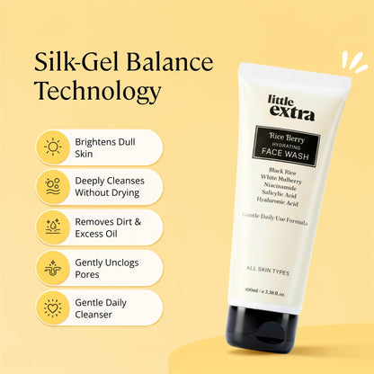 Detan Defense Trio | Daily Detan Gel, Rice Berry Invisible Sunscreen & Rice Berry Hydrating Face Wash