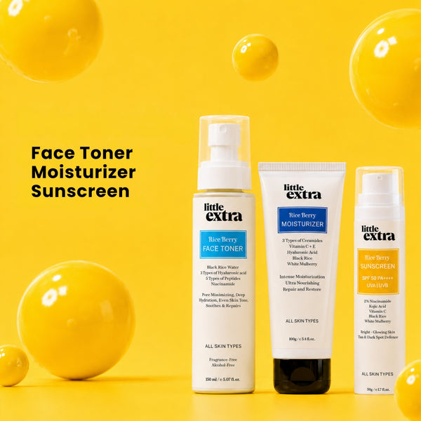 Balanced Glow Trio  | Rice Berry Toner, Moisturizer & Sunscreen
