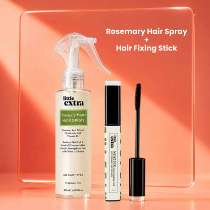 Anti-Frizz Combo | Rosemary Hair Spray & Hair Finishing Stick