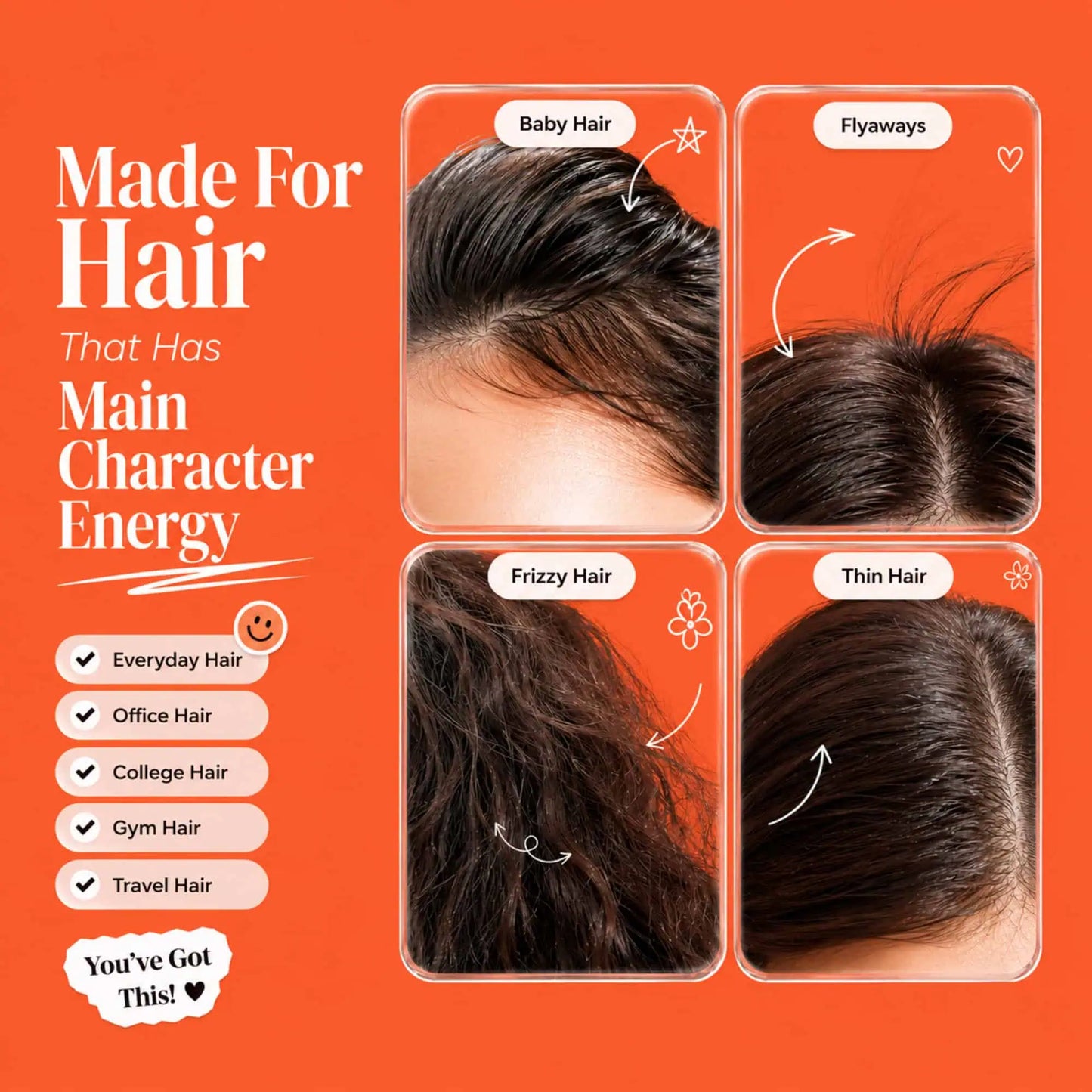 Anti-Frizz Combo | Rosemary Hair Spray & Hair Finishing Stick