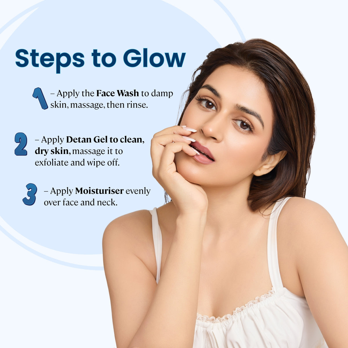 Complete Detan Trio | Rice Berry Hydrating Face Wash, Daily Detan Gel & Rice Berry Ceramide Moisturizer