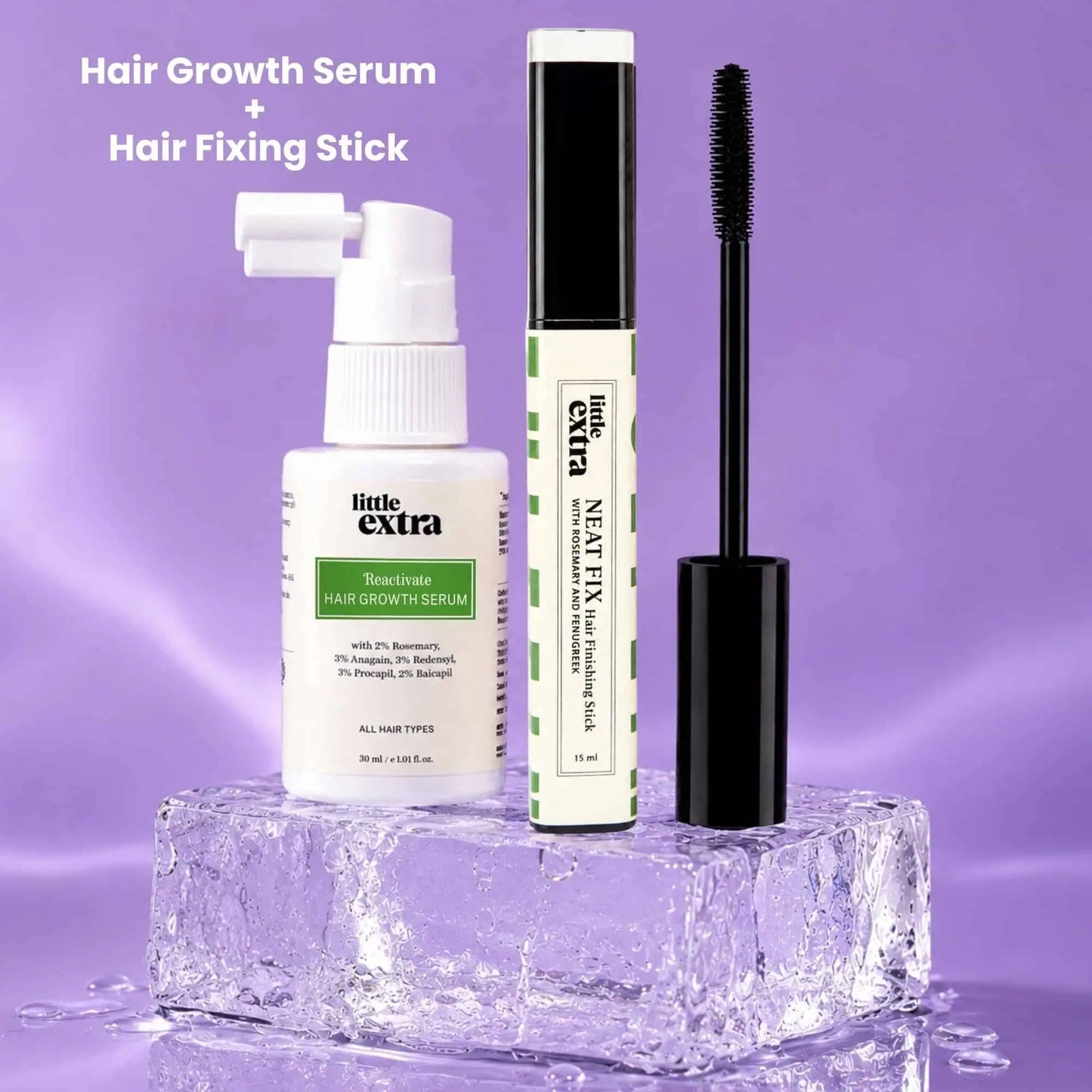 Healthy Hair Combo | Reactivate Hair Growth Serum & Hair Finishing Stick