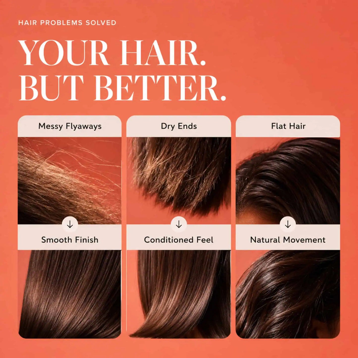 Wash & Style Trio | Coco Onion Shampoo, Conditioner & Hair Finishing Stick