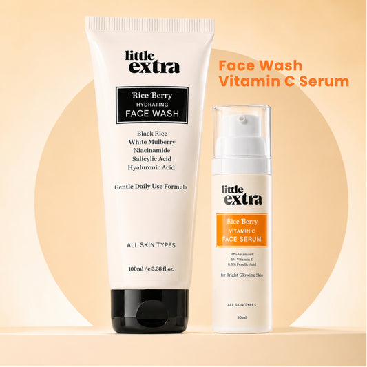 Glow Up Protocol | Rice Berry Face Wash & Vitamin C Serum
