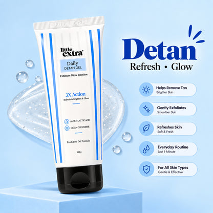 Detan Shield Duo | Daily Detan Gel & Rice Berry Sunscreen