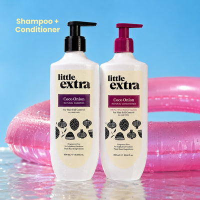 Everyday Hair Essentials Duo | Coco Onion Hair Fall Control Shampoo & Conditioner