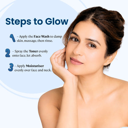 Skin Reset Trio | Rice Berry Face Wash, Toner & Moisturizer