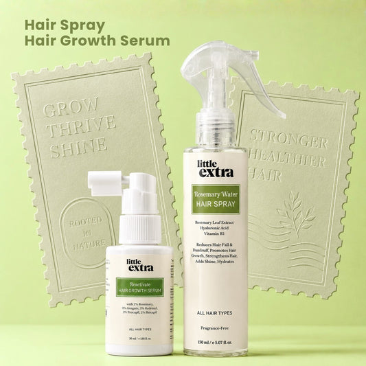 Rosemary Hair Growth Kit | Rosemary Hair Spray & Reactivate Hair Growth Serum
