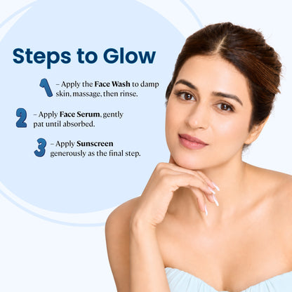 Glow Defense Trio | Rice Berry Face Wash, Vitamin C Serum & Sunscreen