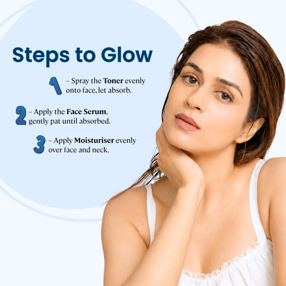 Rice Berry Glow Trio | Toner, Serum & Moisturizer for Bright, Hydrated & Glowing Skin
