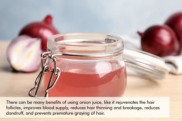 hair benefits of onion juice