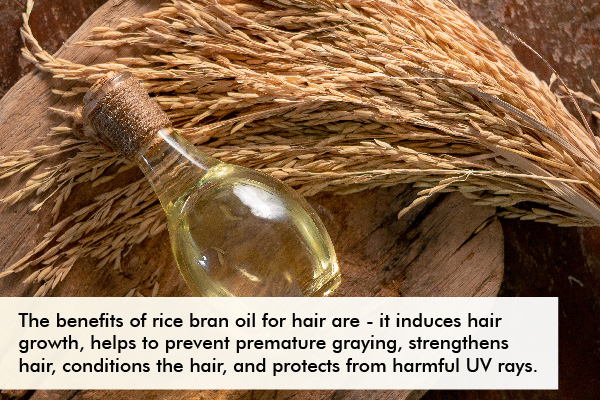hair care benefits of rice bran oil