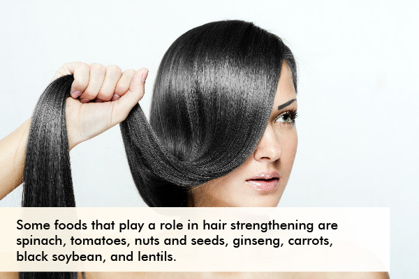 foods that can be beneficial for hair strengthening
