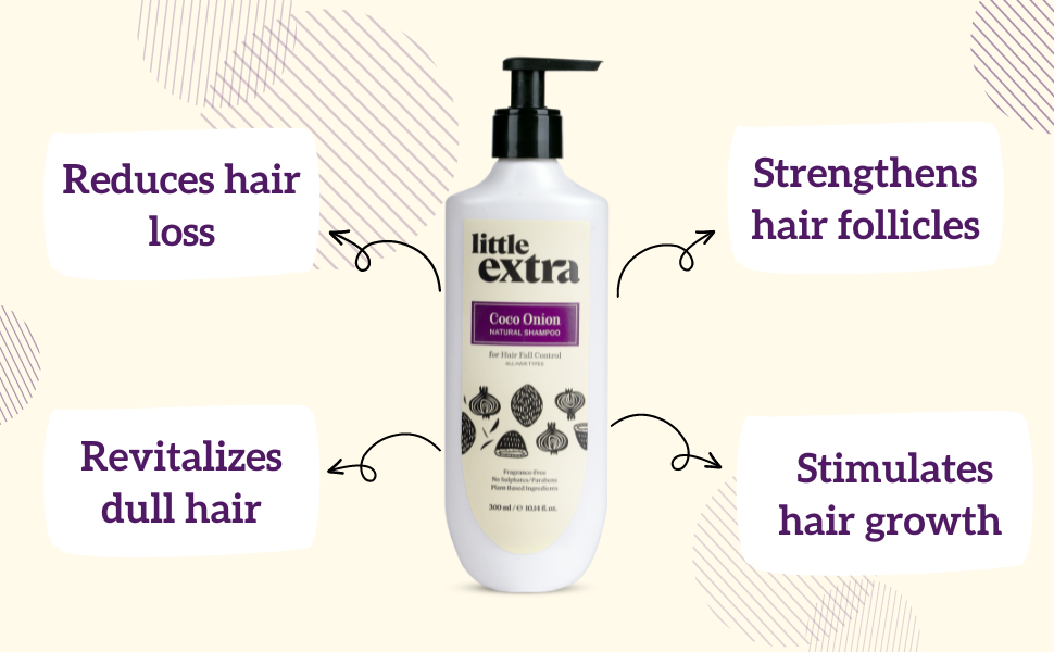 little extra shampoo reduces hair fall
