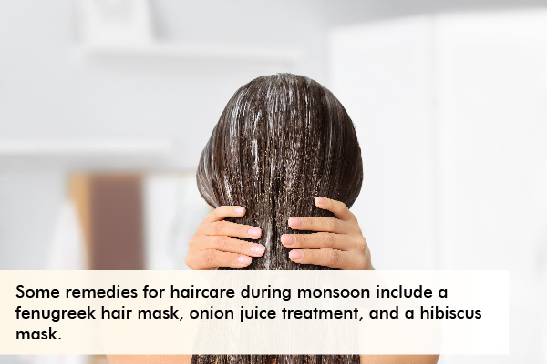 hair care remedies you can try during the monsoon