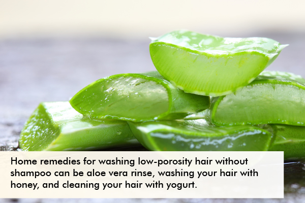 home remedies for washing low porosity hair without shampoo