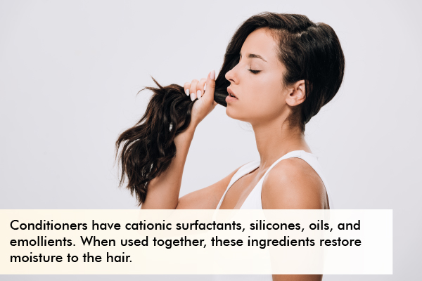 applying hair conditioner can help nourish and lubricate your hair strands