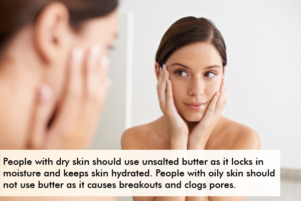 on which skin type should butter be used and who should avoid?