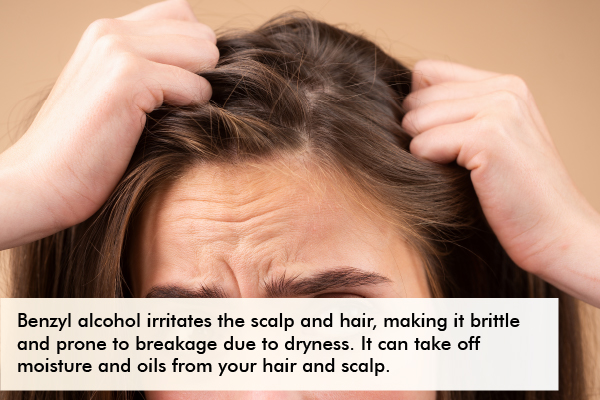 possible drawbacks of using benzyl alcohol on your hair