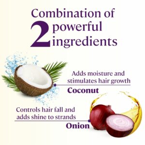 coconut onion for hair fall control