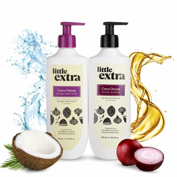 coconut onion shampoo conditioner by little extra